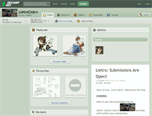 Tablet Screenshot of lietroclub.deviantart.com