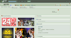 Desktop Screenshot of hp31308.deviantart.com