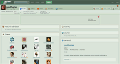 Desktop Screenshot of paulthomas.deviantart.com