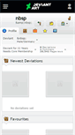 Mobile Screenshot of nbsp.deviantart.com