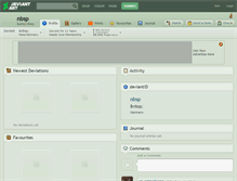Tablet Screenshot of nbsp.deviantart.com