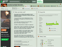 Tablet Screenshot of mortal-kombat-fans3d.deviantart.com