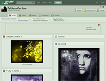 Tablet Screenshot of faiblessedessens.deviantart.com