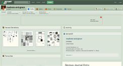 Desktop Screenshot of madness-and-grace.deviantart.com