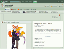Tablet Screenshot of fox-mccloud.deviantart.com