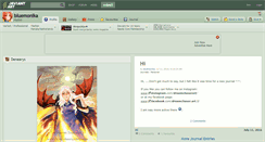 Desktop Screenshot of bluemonika.deviantart.com