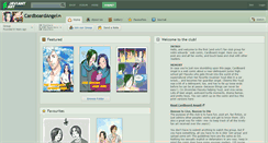 Desktop Screenshot of cardboardangel.deviantart.com