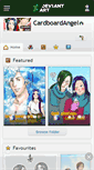 Mobile Screenshot of cardboardangel.deviantart.com