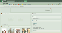 Desktop Screenshot of mad-bird.deviantart.com