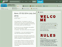 Tablet Screenshot of anime-oc.deviantart.com
