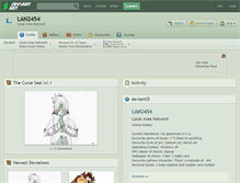 Tablet Screenshot of lan2454.deviantart.com