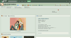 Desktop Screenshot of lady-of-dark-shadows.deviantart.com