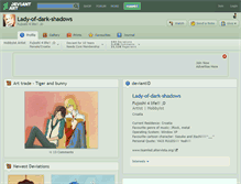 Tablet Screenshot of lady-of-dark-shadows.deviantart.com