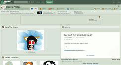 Desktop Screenshot of maleek-phillips.deviantart.com