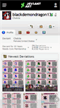 Mobile Screenshot of blackdemondragon13.deviantart.com