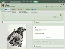 Tablet Screenshot of golgee.deviantart.com