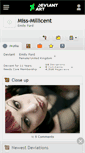 Mobile Screenshot of miss-millicent.deviantart.com