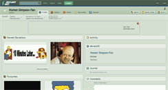 Desktop Screenshot of homer-simpson-fan.deviantart.com