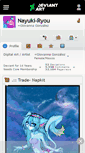 Mobile Screenshot of nayuki-ryou.deviantart.com