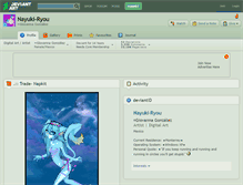 Tablet Screenshot of nayuki-ryou.deviantart.com