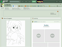 Tablet Screenshot of lordache.deviantart.com