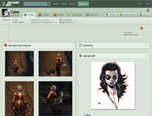 Tablet Screenshot of caios.deviantart.com