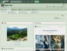 Tablet Screenshot of kioko-yasu.deviantart.com