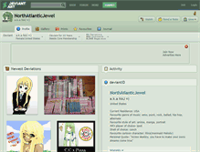 Tablet Screenshot of northatlanticjewel.deviantart.com