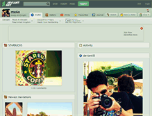 Tablet Screenshot of me6o.deviantart.com