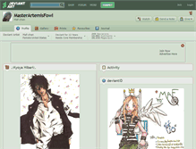 Tablet Screenshot of masterartemisfowl.deviantart.com