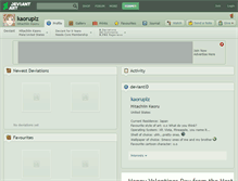 Tablet Screenshot of kaoruplz.deviantart.com