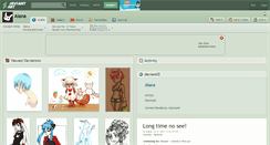 Desktop Screenshot of aiana.deviantart.com