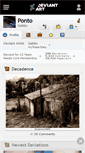 Mobile Screenshot of ponto.deviantart.com