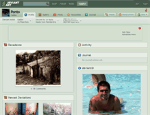 Tablet Screenshot of ponto.deviantart.com