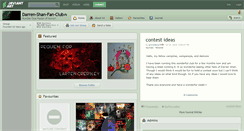 Desktop Screenshot of darren-shan-fan-club.deviantart.com
