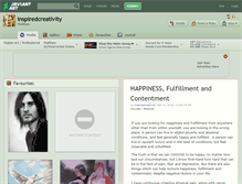 Tablet Screenshot of inspiredcreativity.deviantart.com