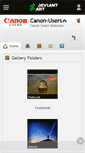 Mobile Screenshot of canon-users.deviantart.com
