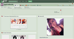 Desktop Screenshot of kamii-indiscreet.deviantart.com