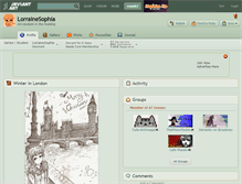 Tablet Screenshot of lorrainesophia.deviantart.com
