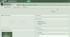 Desktop Screenshot of makeup-club.deviantart.com