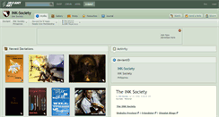 Desktop Screenshot of ink-society.deviantart.com