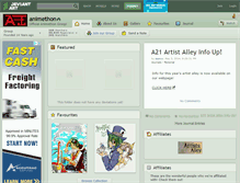Tablet Screenshot of animethon.deviantart.com