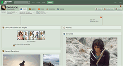 Desktop Screenshot of electric-cat.deviantart.com