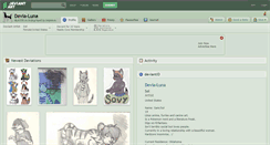 Desktop Screenshot of devia-luna.deviantart.com