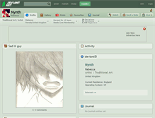 Tablet Screenshot of nynth.deviantart.com
