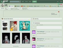 Tablet Screenshot of juiji.deviantart.com