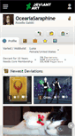 Mobile Screenshot of oceariasaraphine.deviantart.com