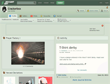 Tablet Screenshot of crackerbox.deviantart.com