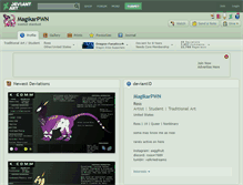 Tablet Screenshot of magikarpwn.deviantart.com
