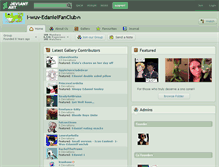 Tablet Screenshot of i-wuv-edanielfanclub.deviantart.com